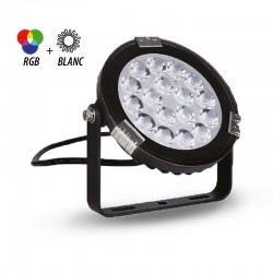 Projecteur LED RGB ARCHEO SLIM II - 30W avec télécommande.