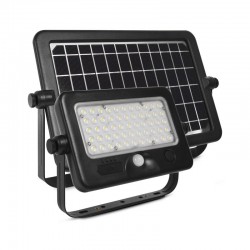 Projecteur LED SMD Solaire 20W + détecteur
